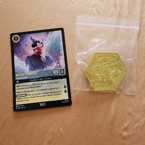 D23 2024 Disney Exclusive Lorcana Card and Pin